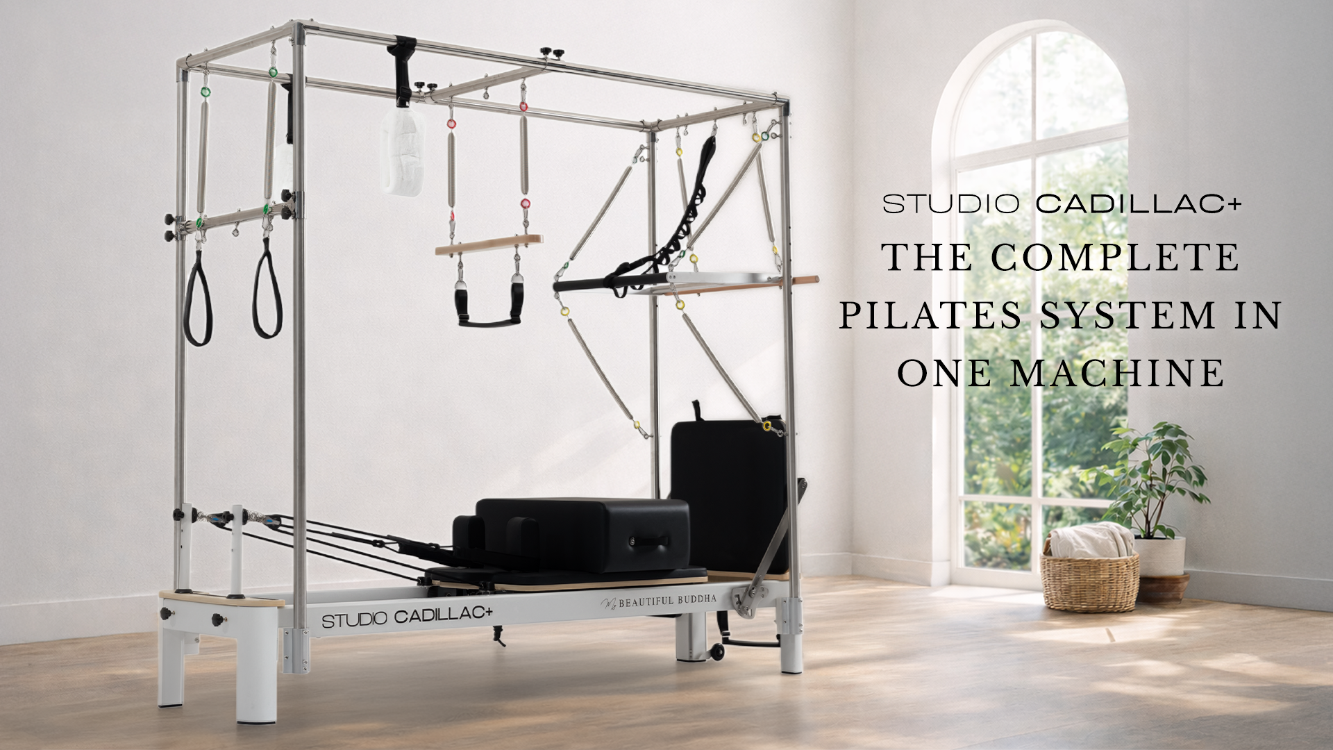 Studio Cadillac+ Pilates System – Reformer with Trapeze Tower