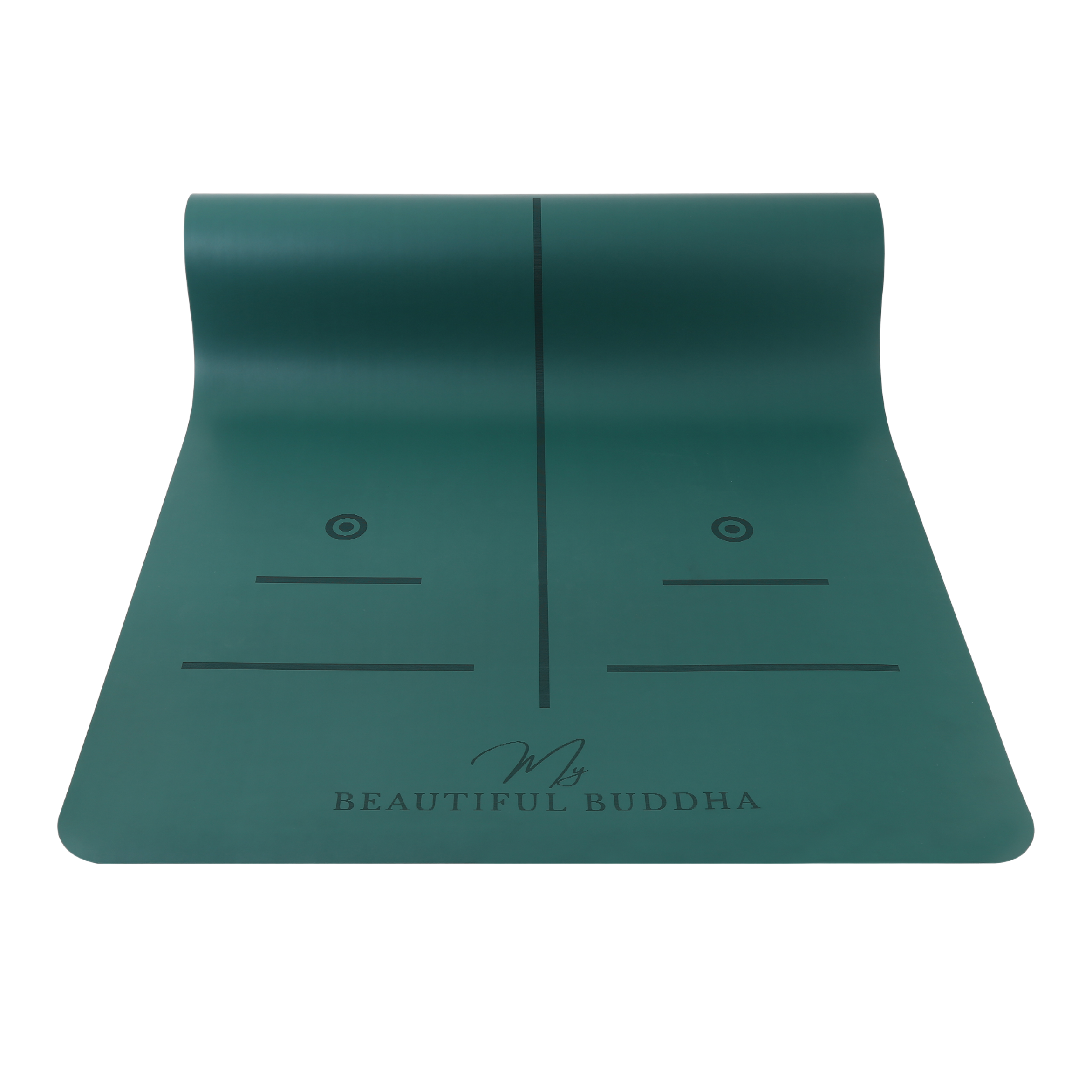 Premium Yoga Mat - Olive Green + Carry Stretch Strap