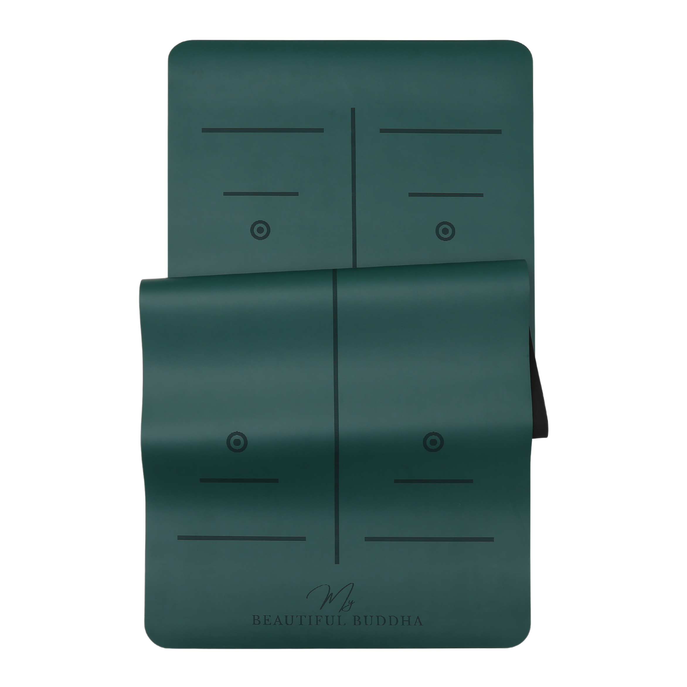 Premium Yoga Mat - Olive Green + Carry Stretch Strap