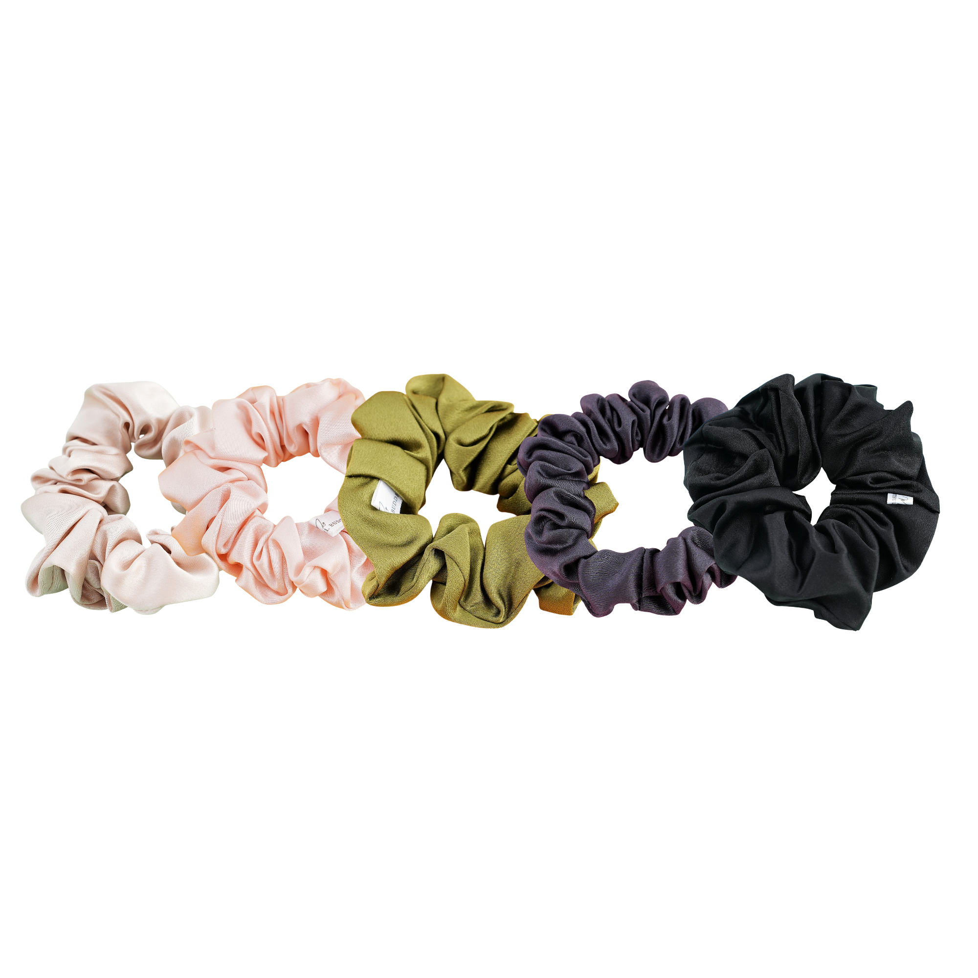 My Beautiful Buddha Pure Silk Scrunchies – Colour Variety Pack