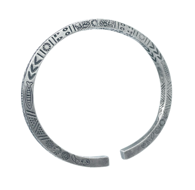 Totem D Adjustable Cuff Bracelet