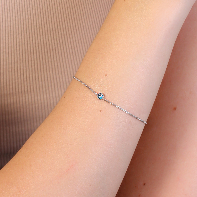 Dainty Evil Eye Bracelet