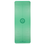 Premium Yoga Mat - Forest Green + Carry Stretch Strap