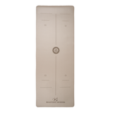 MBB Signature 5mm Studio Yoga Mat with a Carry Stretch Strap - Best Seller - Latte