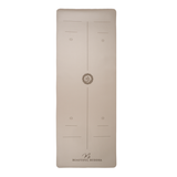 MBB Signature 5mm Studio Yoga Mat with a Carry Stretch Strap - Best Seller - Latte