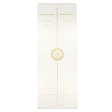 Premium Yoga Mat - Everest White + Carry Stretch Strap