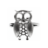 Silver Owl Ring