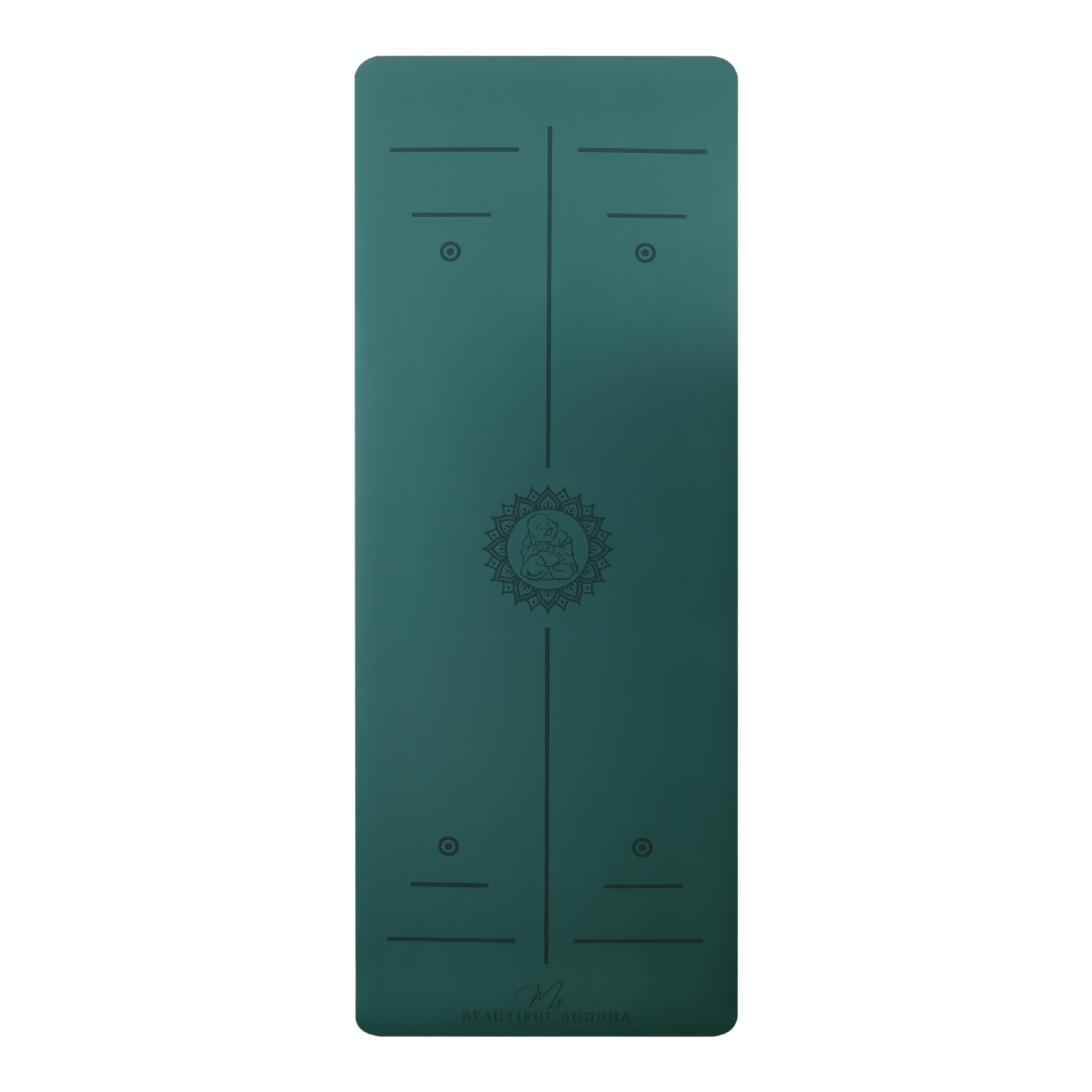 Premium Yoga Mat - Olive Green + Carry Stretch Strap