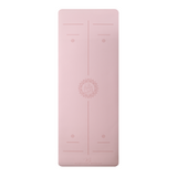 MBB Signature 5mm Studio Yoga Mat with a Carry Stretch Strap - Best Seller - Pastel Pink