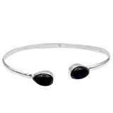 Black Onyx Cuff Bangle