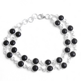 Layered Black Onyx Bracelet