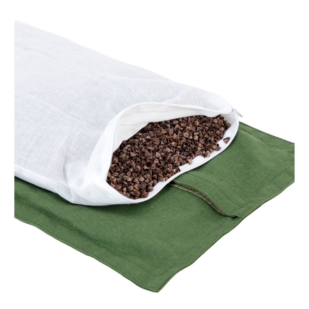 Acupressure Mat & Pillow – Organic Cotton, Coconut Husk & Lotus Spikes