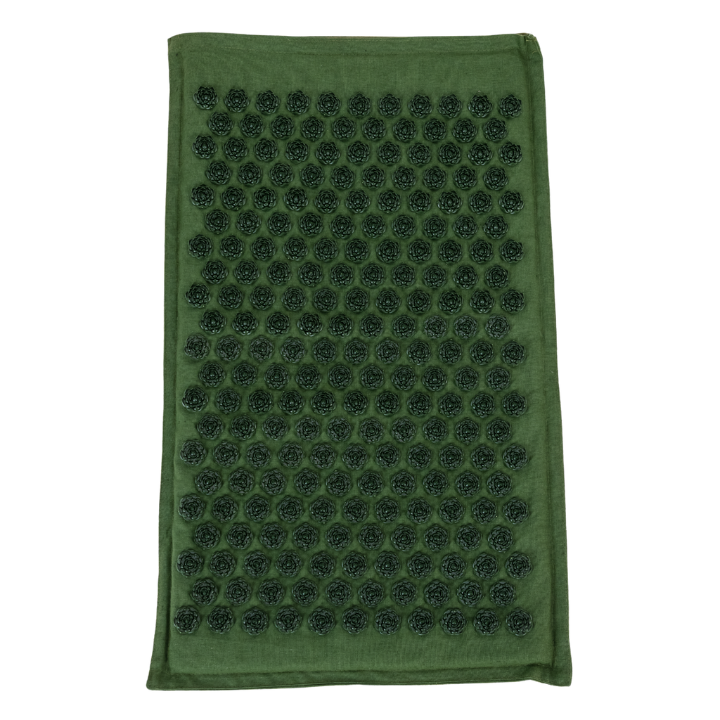 Acupressure Mat & Pillow – Organic Cotton, Coconut Husk & Lotus Spikes