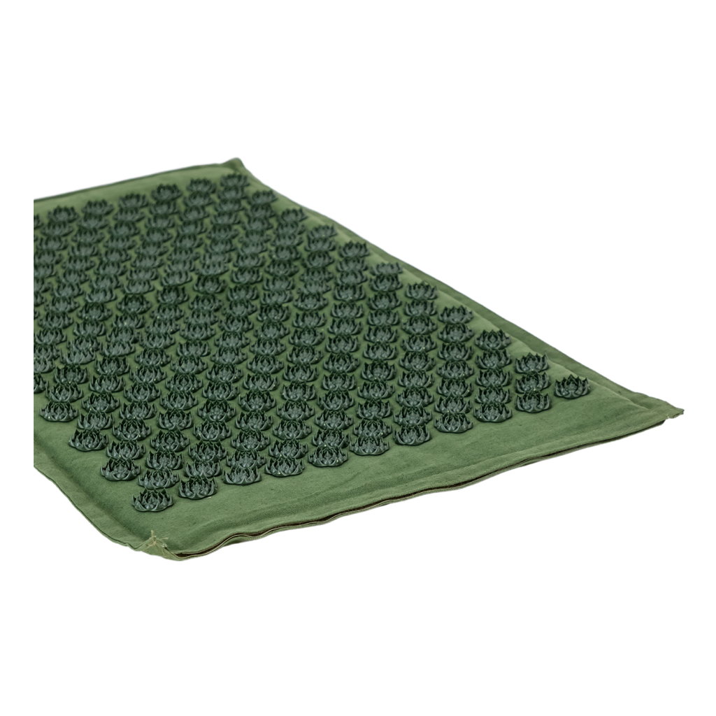 Acupressure Mat & Pillow – Organic Cotton, Coconut Husk & Lotus Spikes