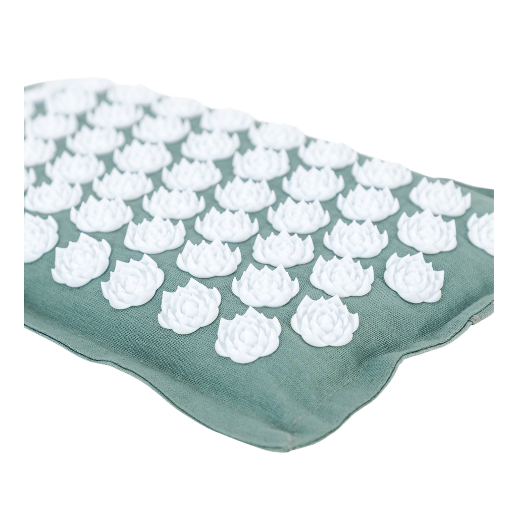 Acupressure Mat & Pillow – Organic Cotton, Coconut Husk & Lotus Spikes