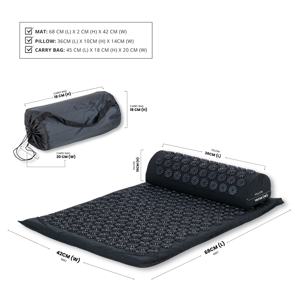 Acupressure Mat & Pillow Set – Full-Body Relief for Alignment & Recovery