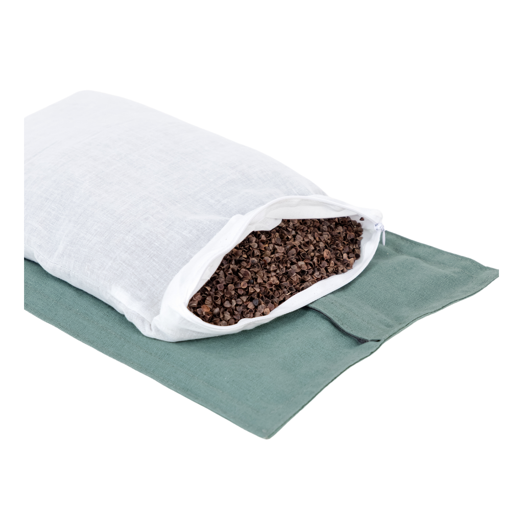 Acupressure Mat & Pillow – Organic Cotton, Coconut Husk & Lotus Spikes