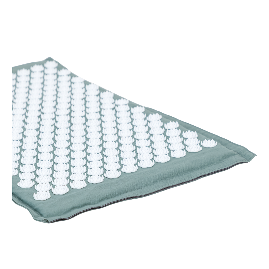 Acupressure Mat & Pillow – Organic Cotton, Coconut Husk & Lotus Spikes