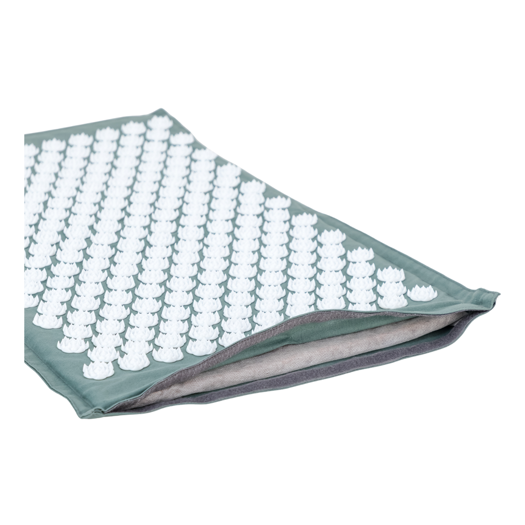 Acupressure Mat & Pillow – Organic Cotton, Coconut Husk & Lotus Spikes