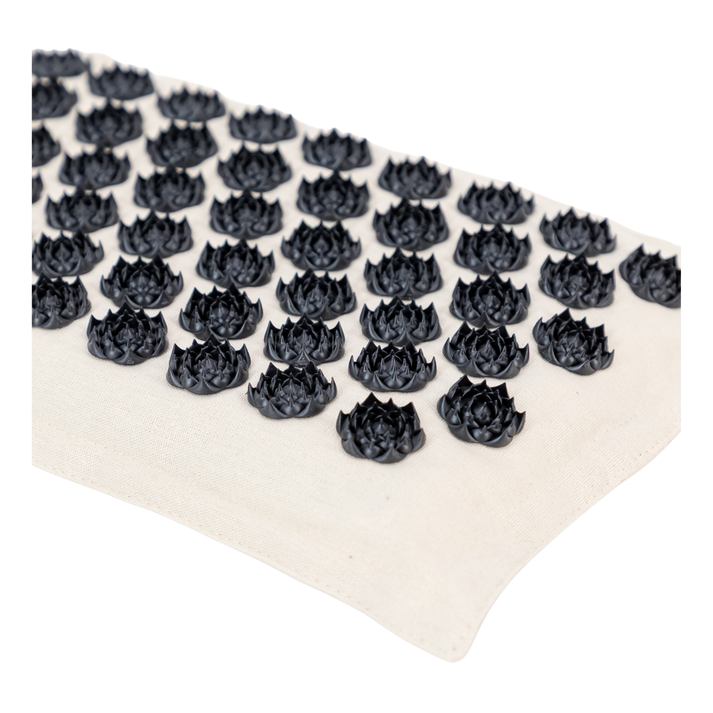 Acupressure Mat & Pillow – Organic Cotton, Coconut Husk & Lotus Spikes
