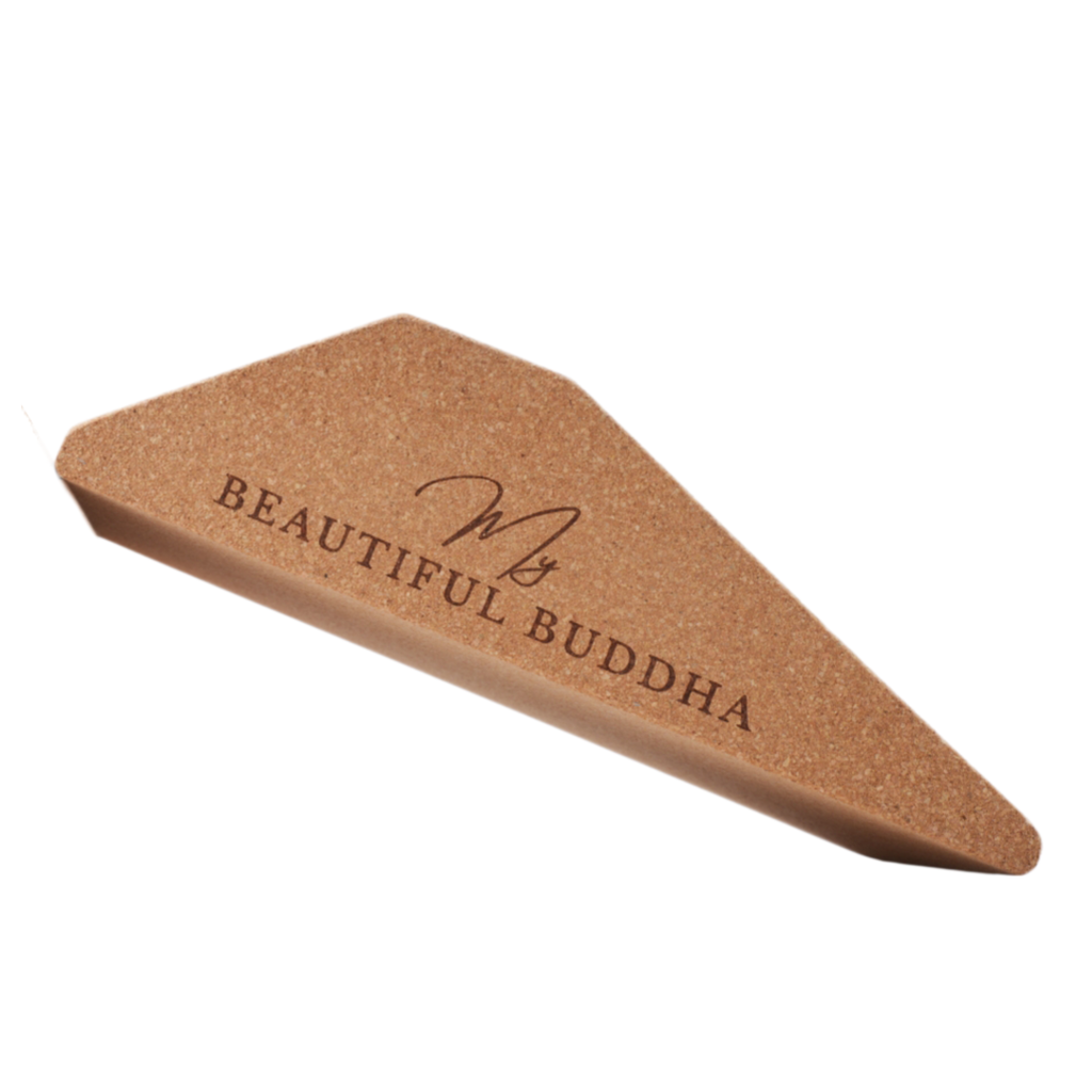 Trapezoid Cork Yoga Wedges – Angled Joint Support for Poses & Postures