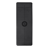 MBB Signature 5mm Studio Yoga Mat with a Carry Stretch Strap - Best Seller - Midnight Black