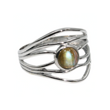 Labradorite Layered Ring