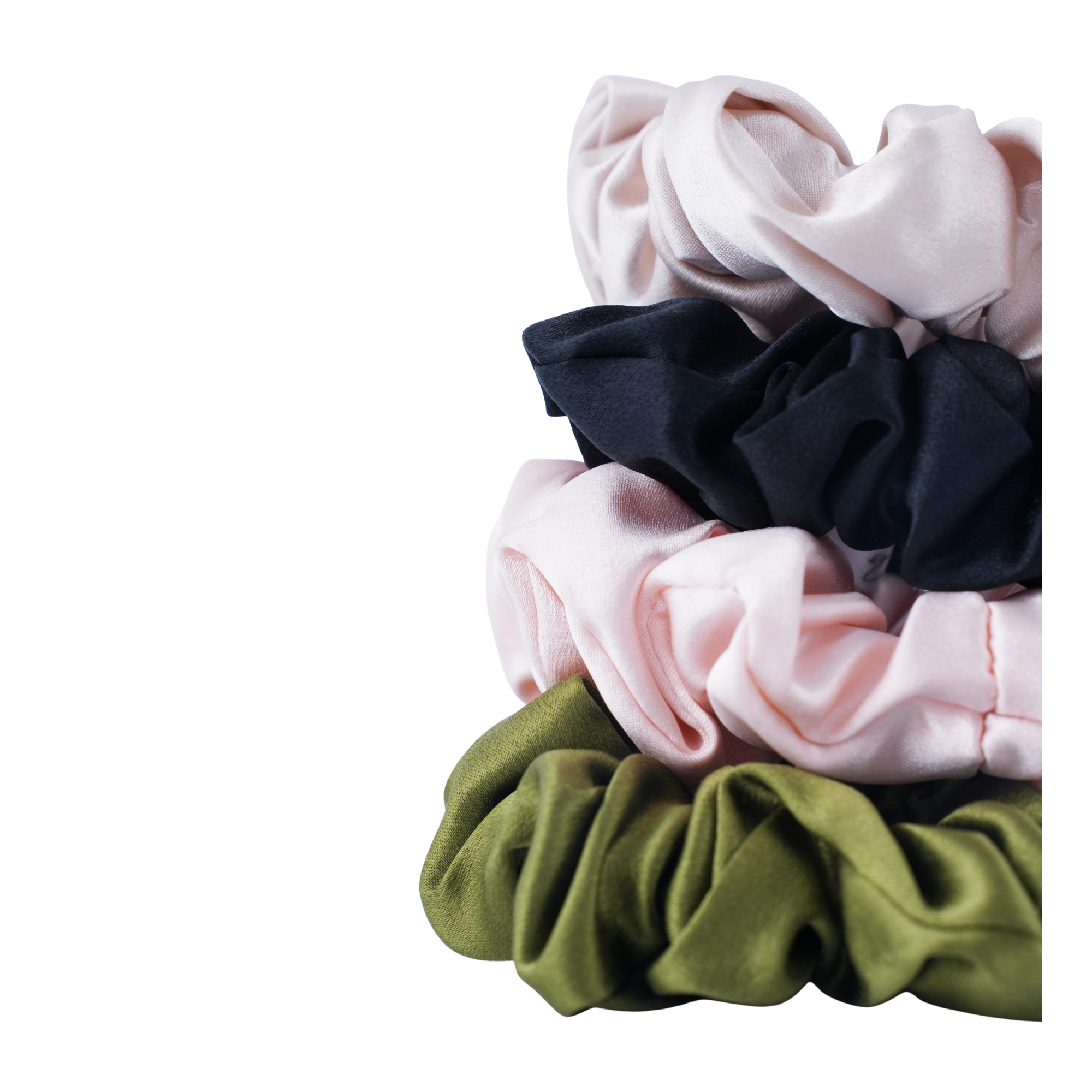 My Beautiful Buddha Pure Silk Scrunchies – Colour Variety Pack