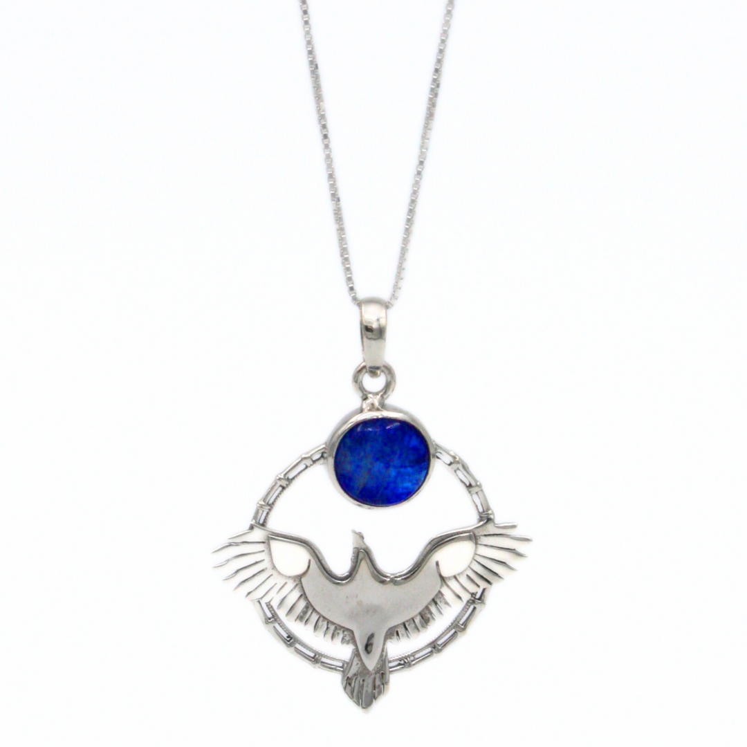 Kyanite Eagle Necklace