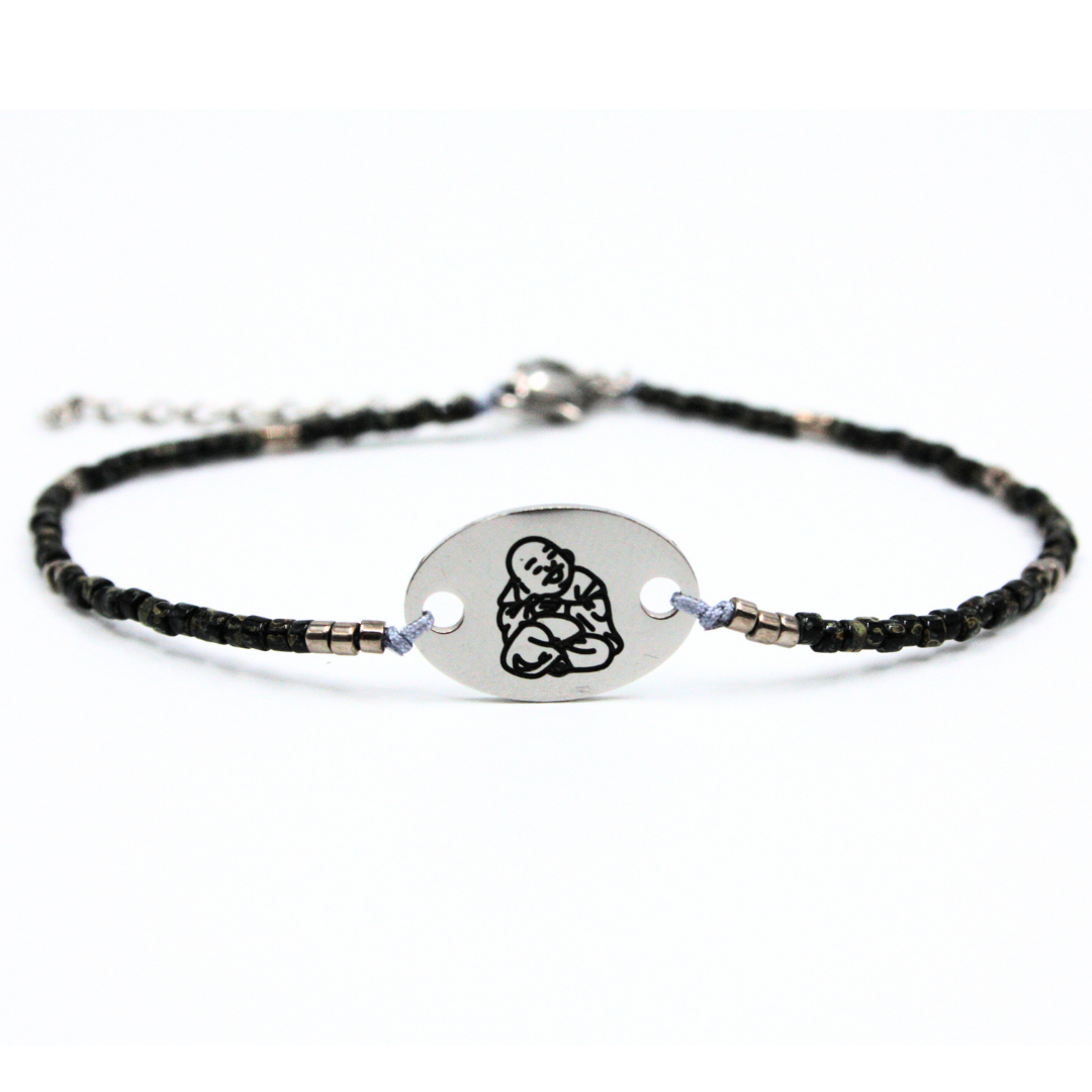 Picasso Silver Buddha Bracelet