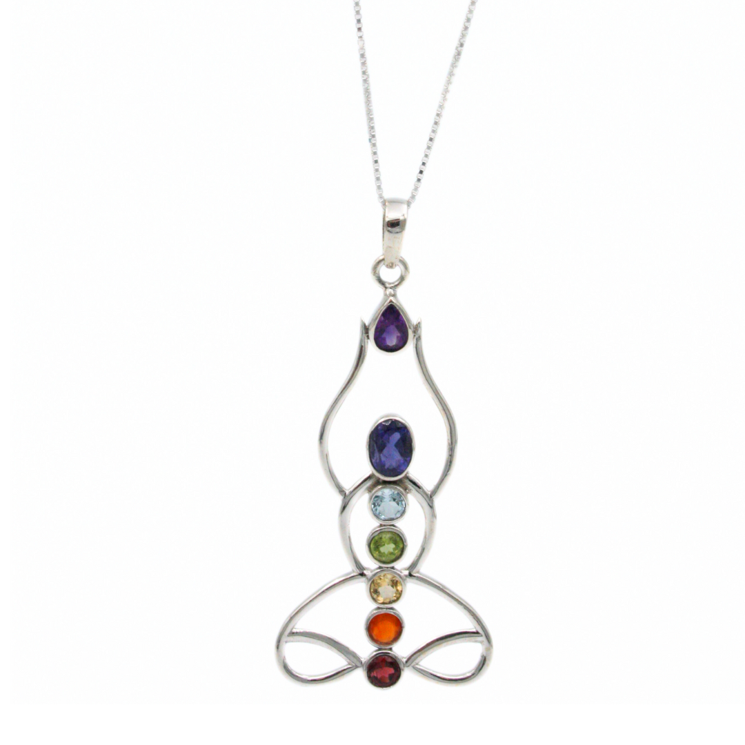 Chakra Seven Stone Buddha Necklace