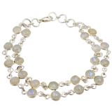 Layered Moonstone Bracelet