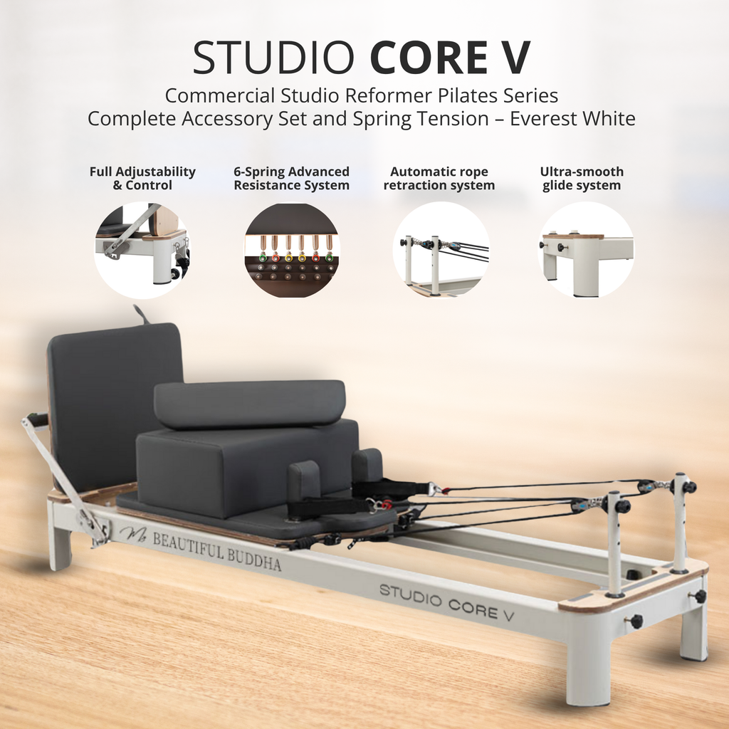 STUDIO CORE V Commercial Pilates Reformer - Full Set Up