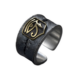 Egyptian Eye of Horus Joint Ring