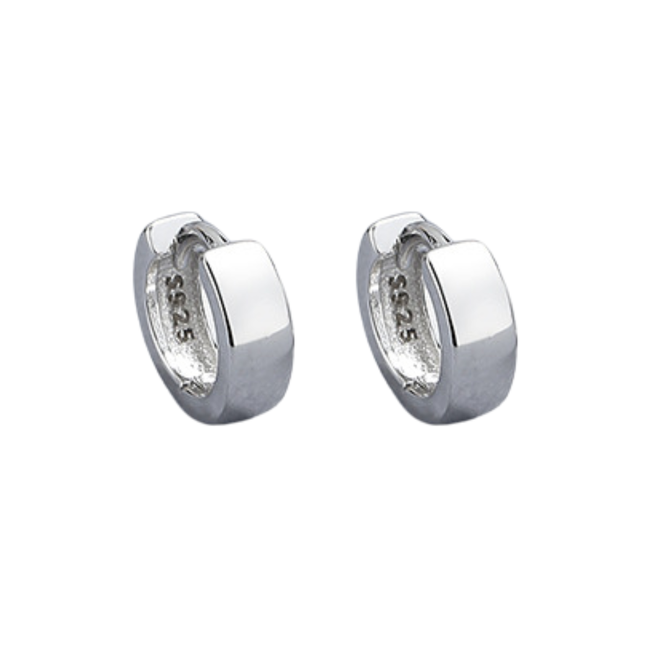 Modern Huggie Hoop Earrings