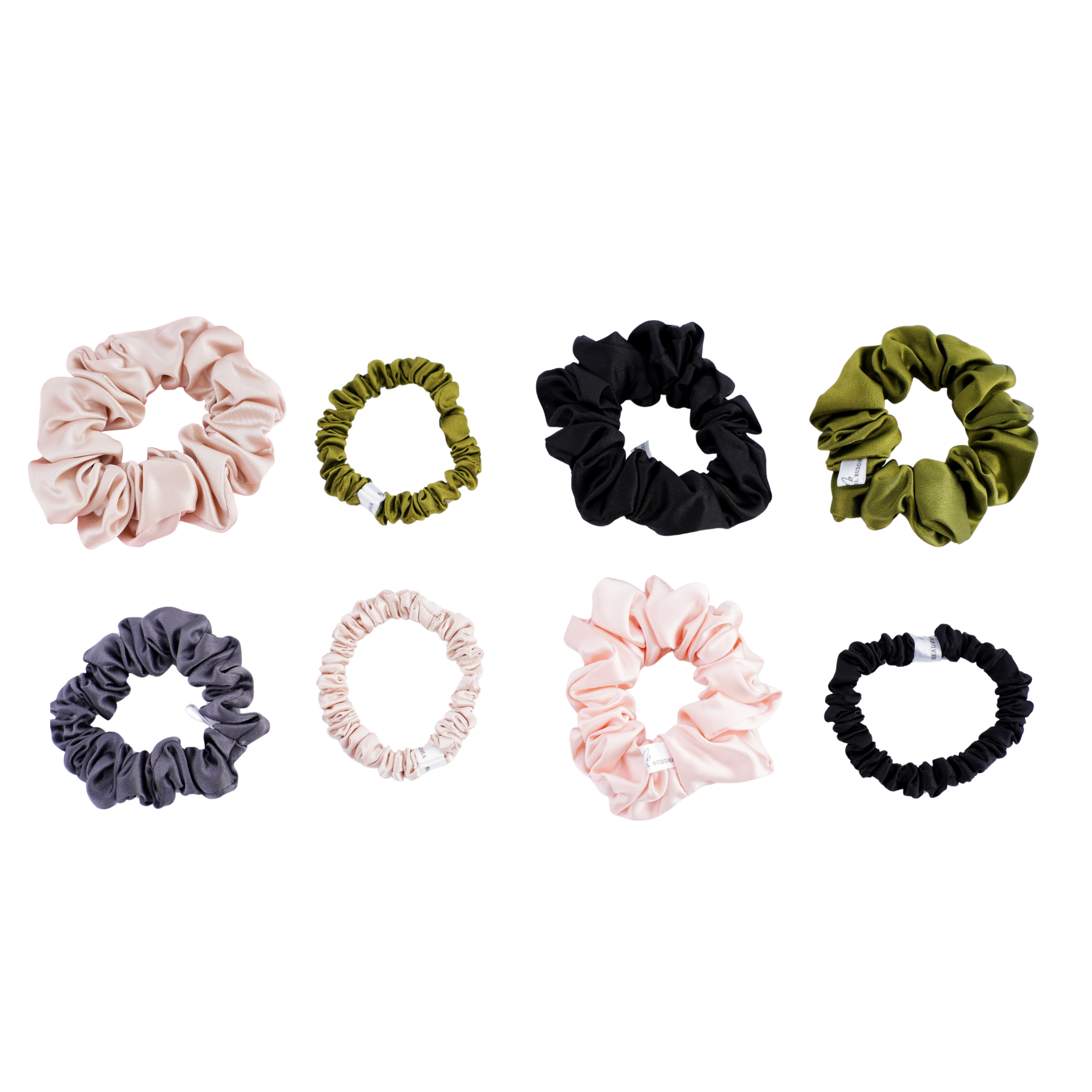 My Beautiful Buddha Pure Silk Scrunchie - Friction-Free - 1-Pack (Single)