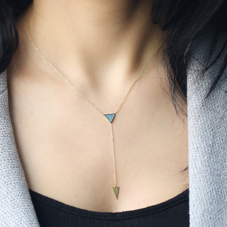 Sterling Silver Lariat Necklace