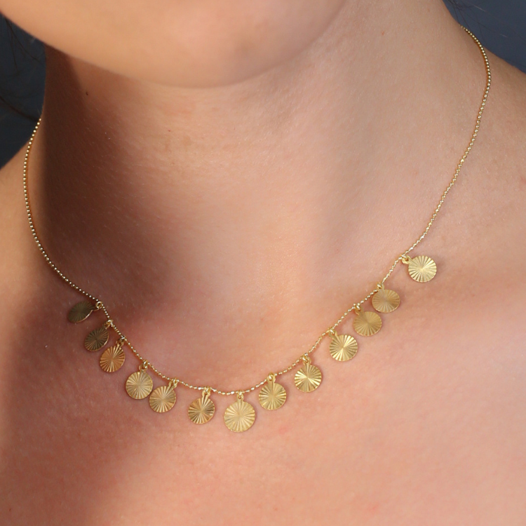 Sterling Silver Handcrafted Gypsy Style Necklace