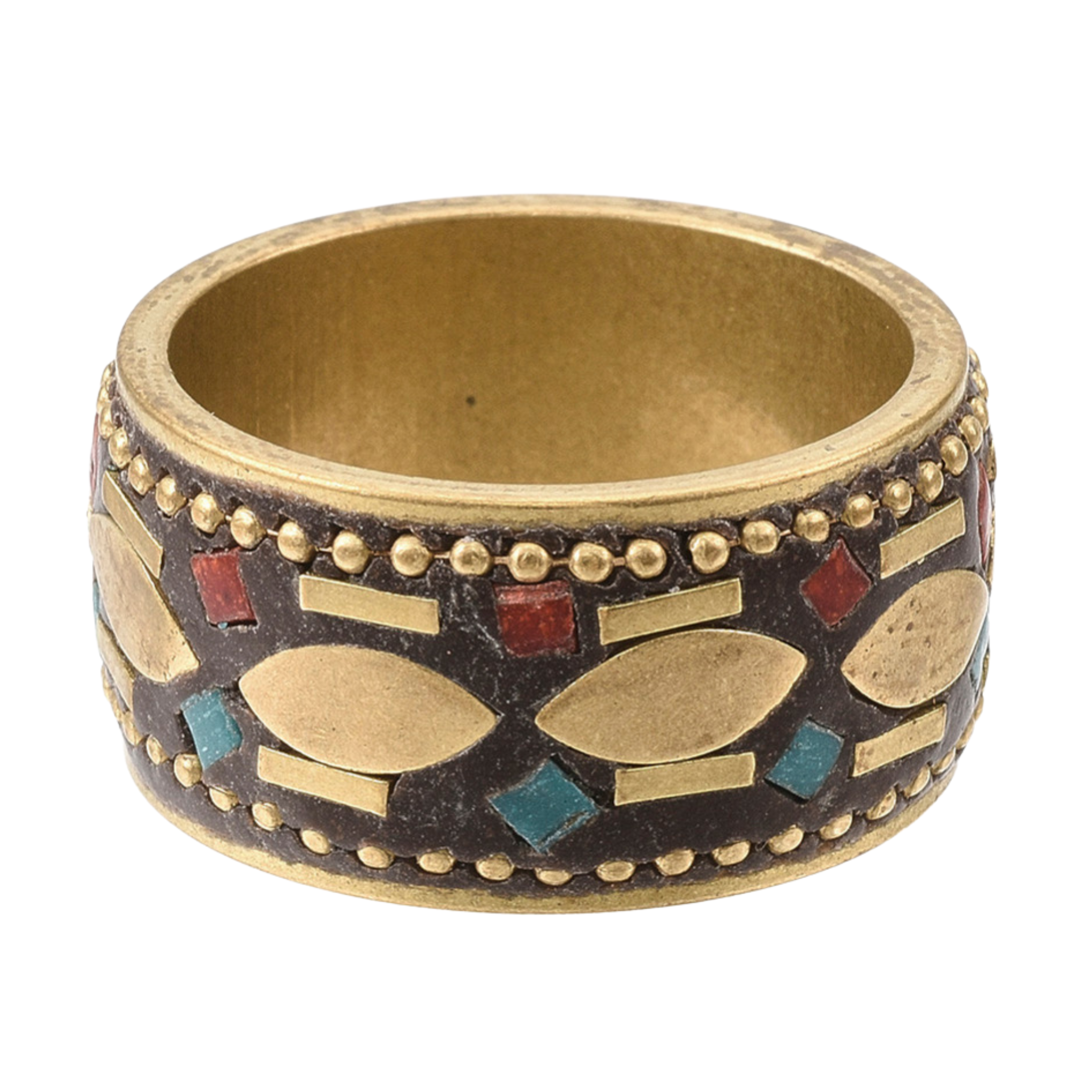 Handmade Indonesian Brass Band Ring