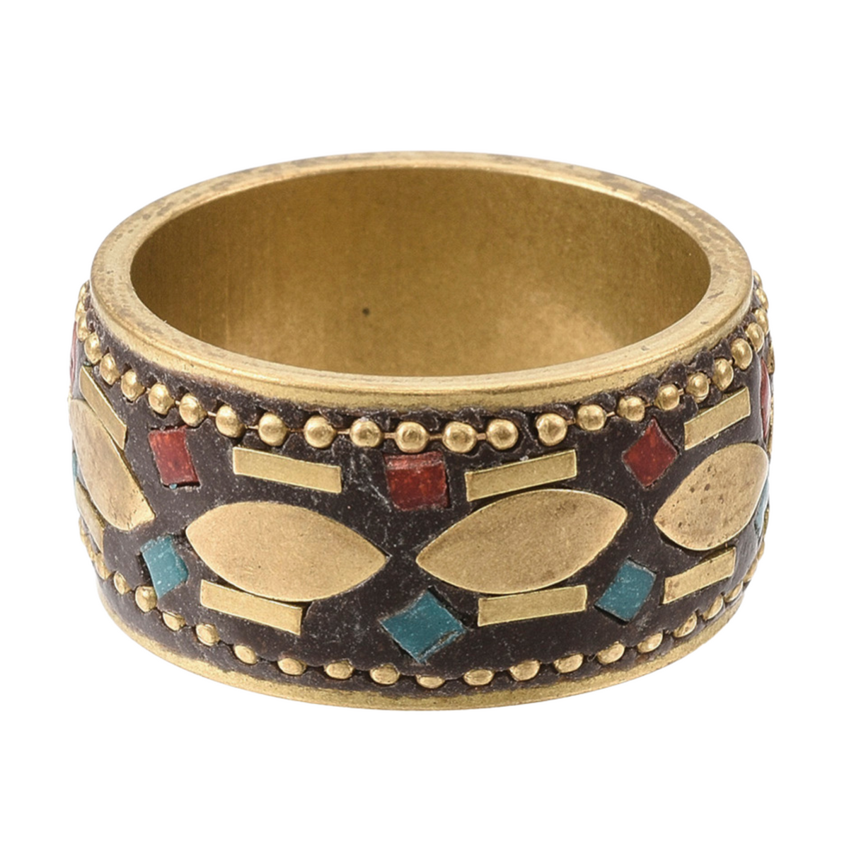 Handmade Indonesian Brass Band Ring | MyBeautifulBuddha