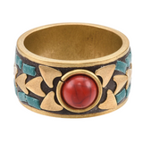 Handmade Indonesian Chunky Brass Ring