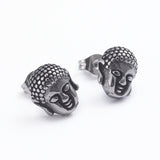 Buddhaest Silver Stud Earrings