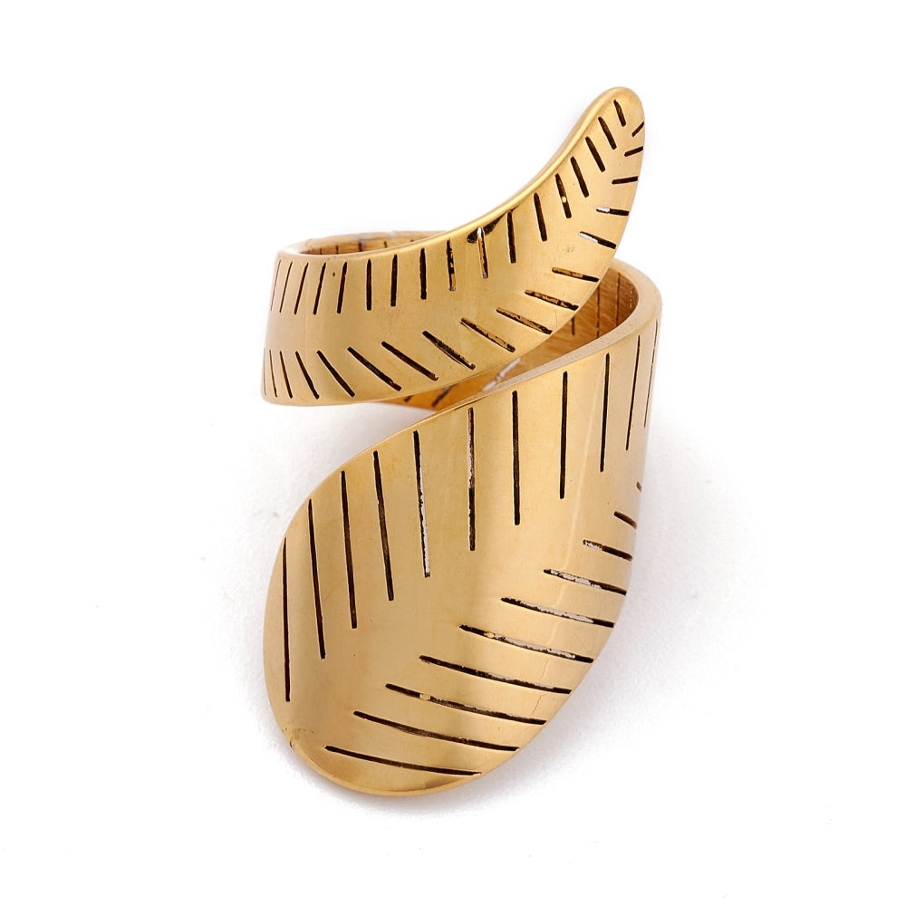 Gold Leaf Statement Ring