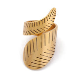 Gold Leaf Statement Ring