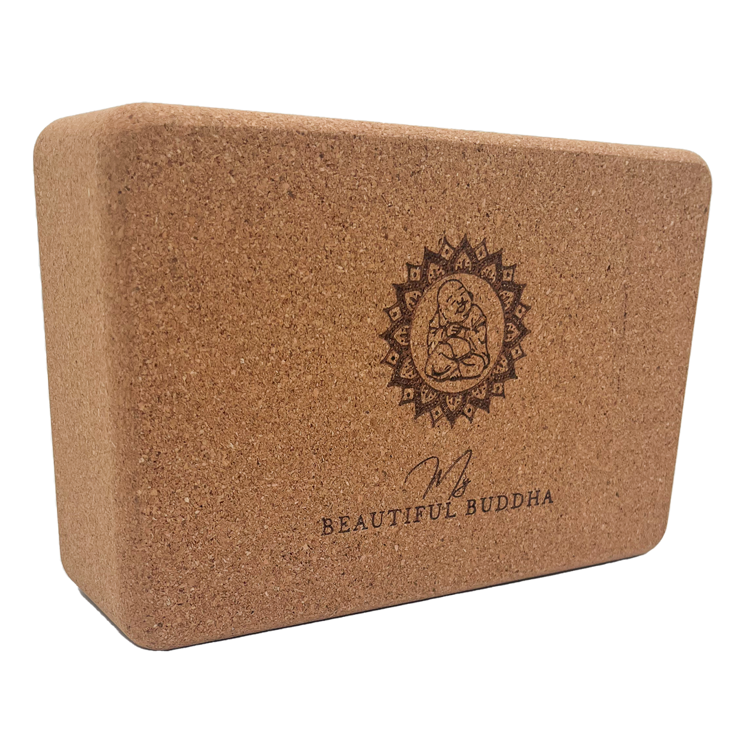 My Beautiful Buddha - Single Cork Yoga Block