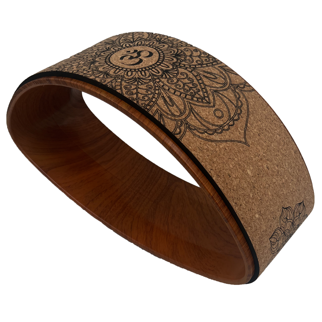 Half Moon Cork Yoga Wheel