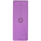 Premium Yoga Mat - Purple Iris + Carry Stretch Strap