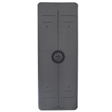 Premium Yoga Mat - Wolf Grey + Carry Stretch Strap