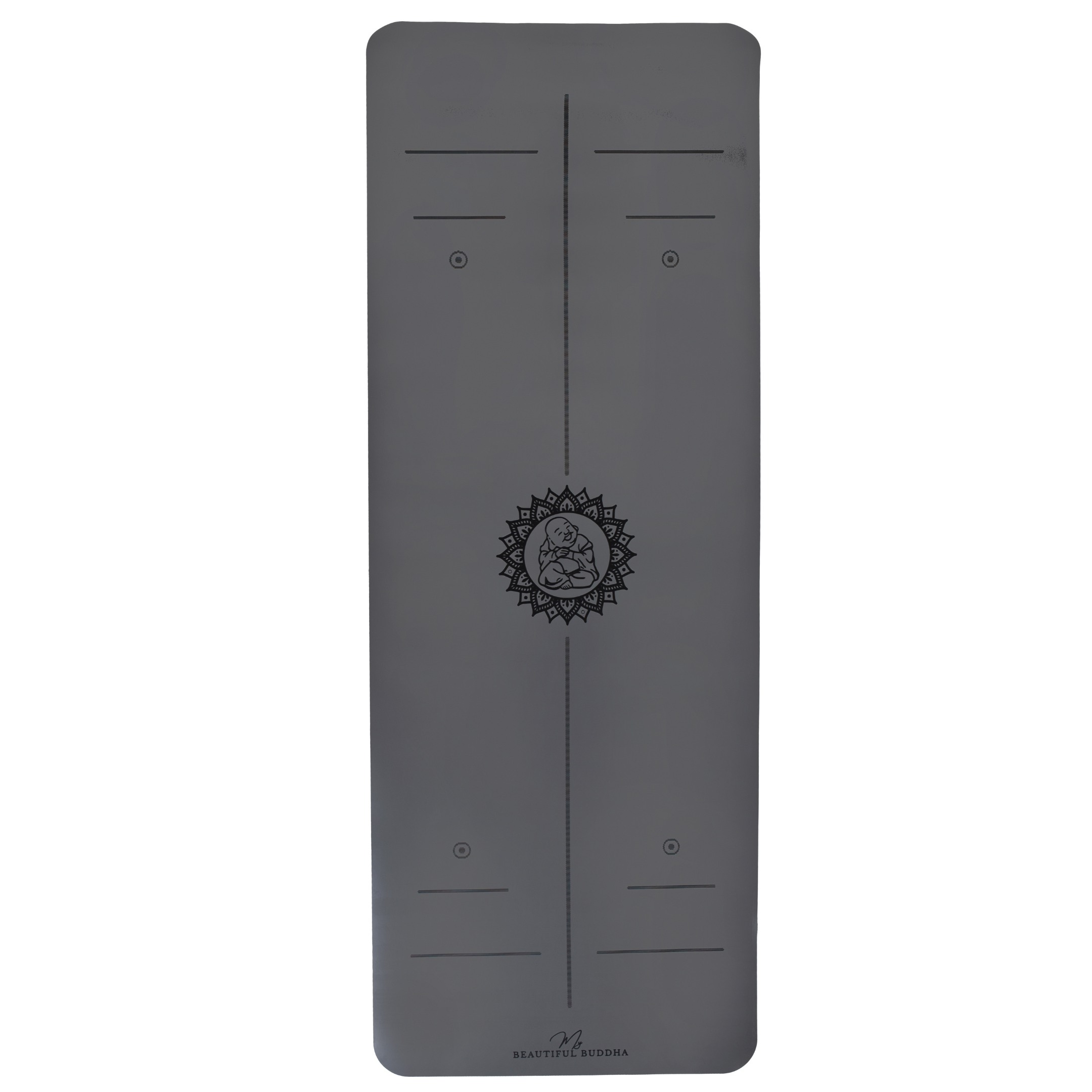 Premium Yoga Mat - Wolf Grey + Carry Stretch Strap