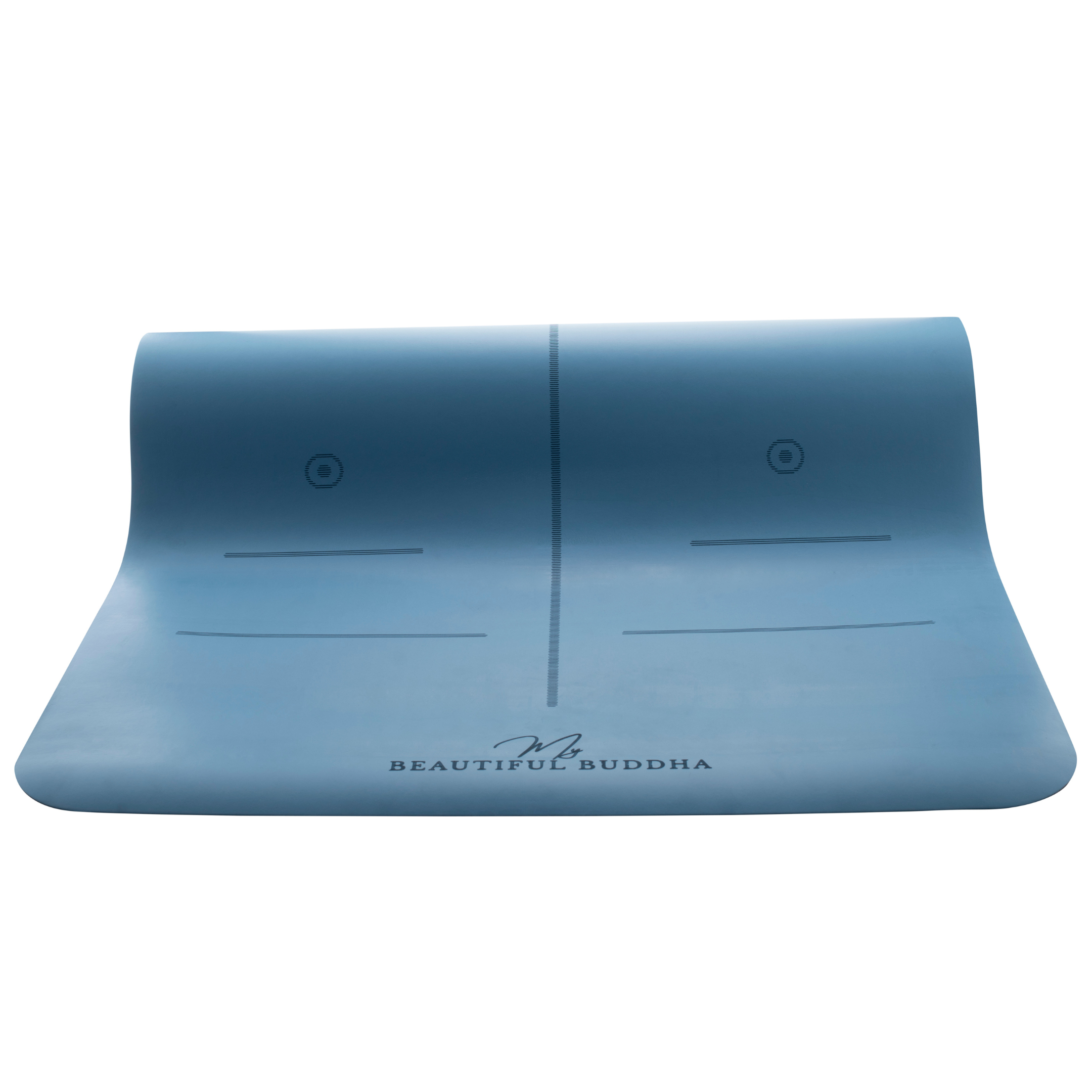 Premium Yoga Mat - Lapis Blue + Carry Stretch Strap